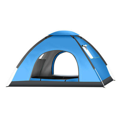 4 Person Pop Up Camping Tent 170T Polyester Waterproof Camping Tent 1.40kgs