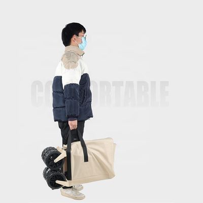 Outdoor Folding Trolley Cart Inner Bottom Gathering ODM Collapsible Cart With Wheels