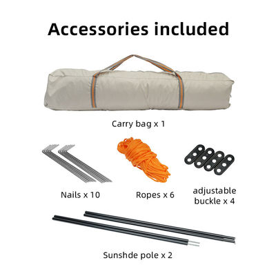 Automatic 4 Person Camping Outdoor Tents 210D Oxford Fabric Tent