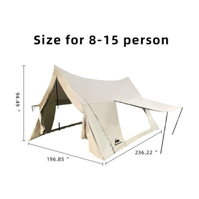 Waterproof Camping Outdoor Tents 8 Man A Frame Tent UV Protection Ventilated Pop Up Waterproof Tent