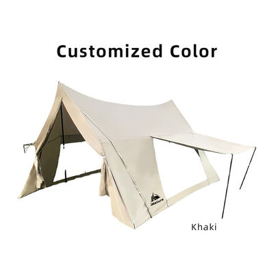 Waterproof Camping Outdoor Tents 8 Man A Frame Tent UV Protection Ventilated Pop Up Waterproof Tent