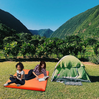 Quick Inflating Outdoor Sleeping Pad Double Outdoor Sleeping Mat For Family Camping