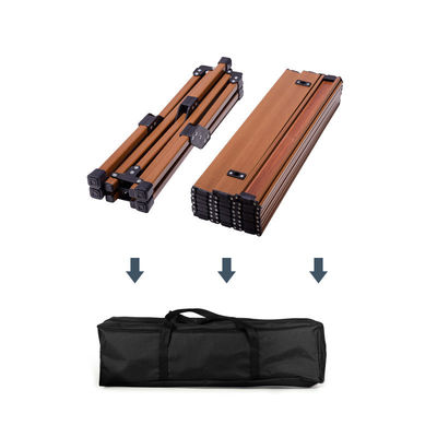 Outdoor Aluminum Portable Camping Table Lightweight Picnic Table With Egg Roll Table Top