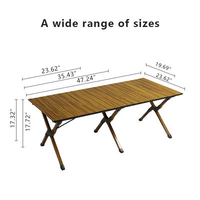 Aluminum Portable Lightweight Table For Camping Camping Folding Roll Up Table Lightweight