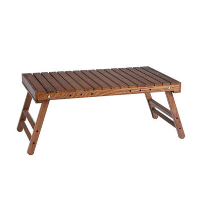 Compact Portable Camping Roll Up Picnic Table Low Folding Wood Collapsible Table 3.70kg