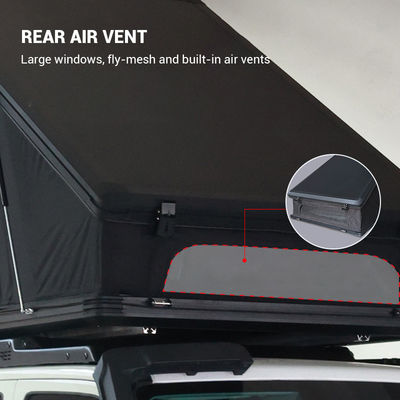 Aluminum Shell Elevated Big Hard Roof Tent 4 Season Car Roof Top Tent 65kg