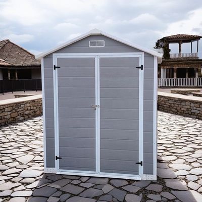 Flat Pack Plastik Bahçe Kulübeleri Kolay Montaj Modern Tarzı Açık Hava Bahçe Kulübeleri